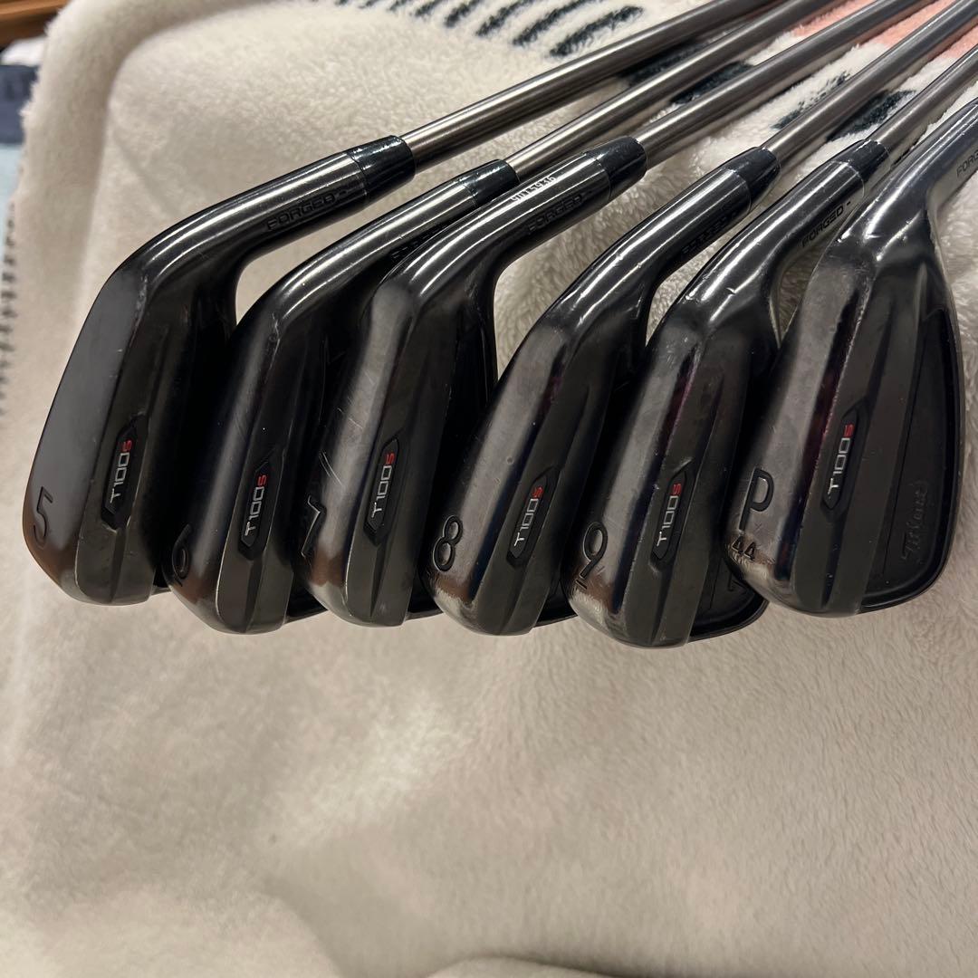Titleist T100S ブラック　アイアンセット 6本セット　タイトリスト