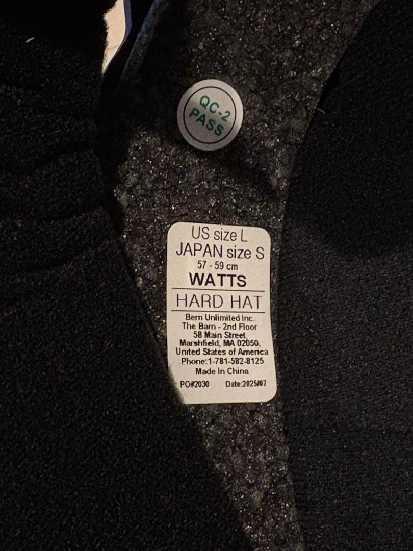 bern ヘルメット WATTS サイズL ブラック