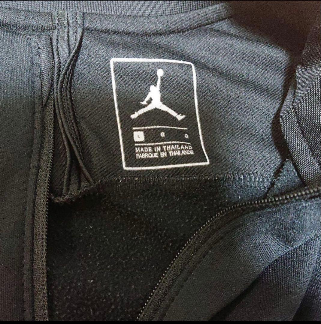Jordan パリ・サンジェルマン ジップアップシャツ L ブラック