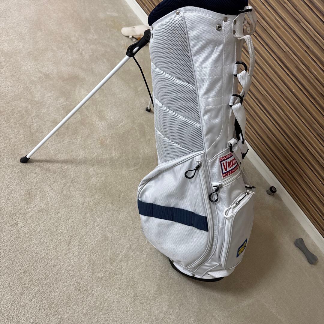イエローロブスター スタンド付きキャディーバッグ