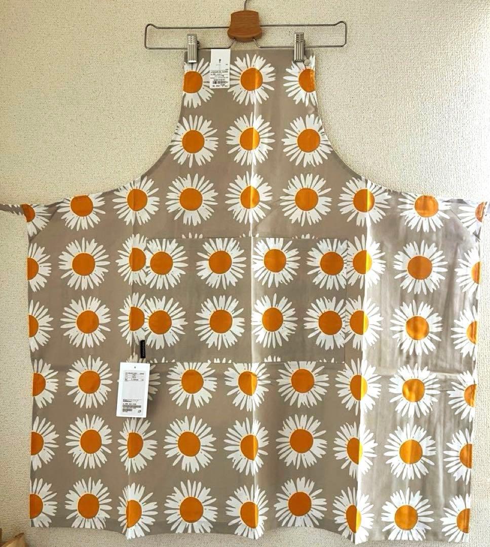 ಠ新品未使用ಠマリメッコ　marimekko エプロン　アウリンゴクッカ