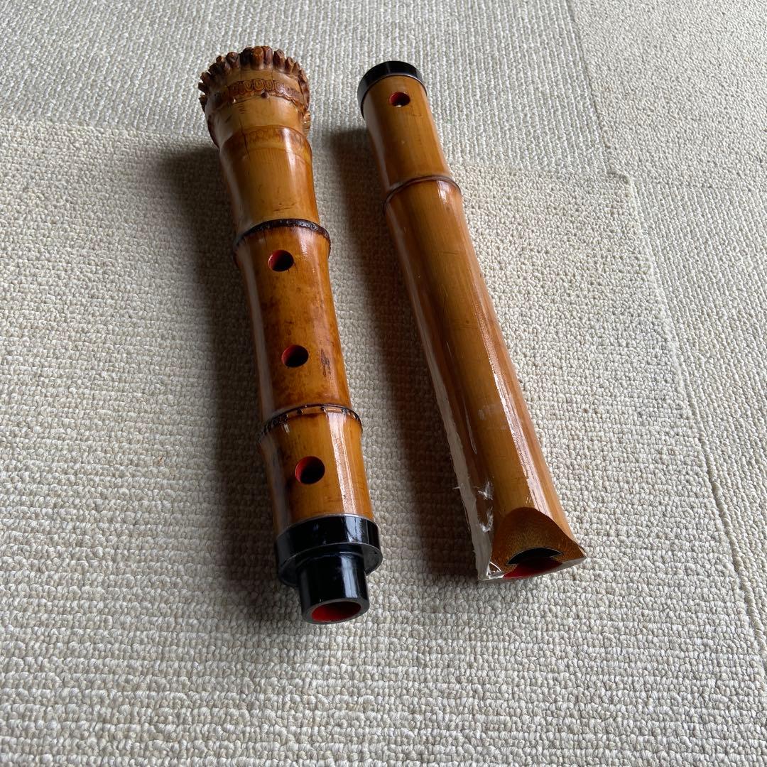 246尺八一尺八寸管　精華銘ニ印