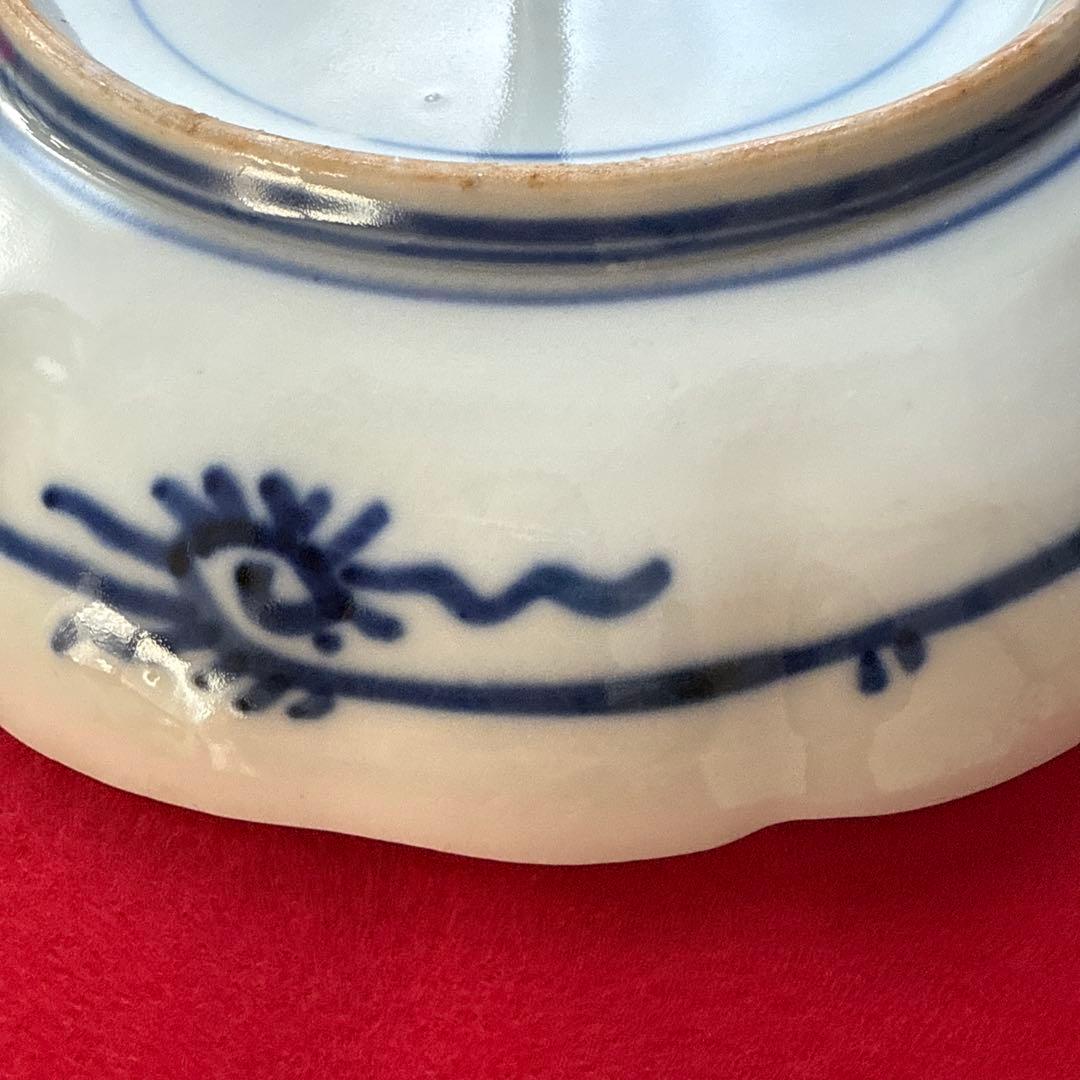 明治時代、伊万里、手描き、「松竹梅と巻子」色絵、金彩、即購入OK、すぐに匿名発送