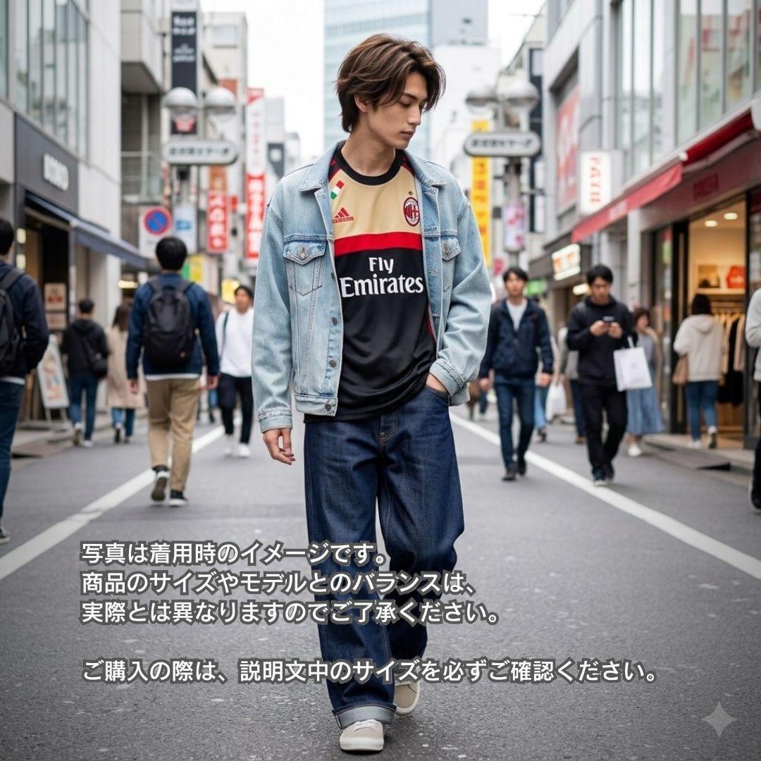 古着 サッカー ACミラン プラクティスシャツ メンズ Lサイズ相当