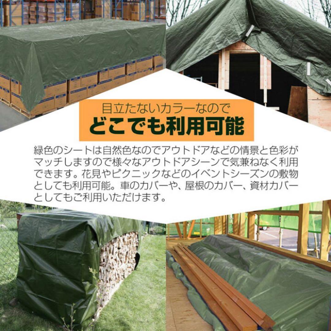 グリーンシート10m*10mレジャーシートビニールシート防水 厚手
