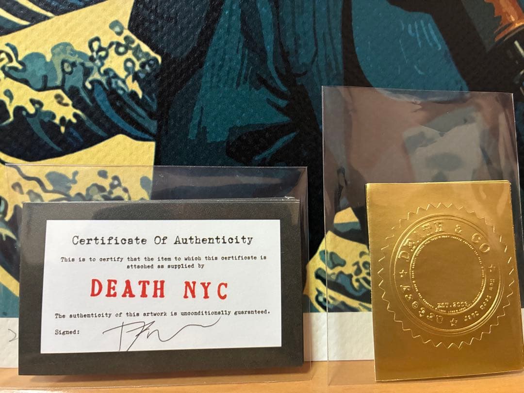 DEATH NYC 世界限定100枚 アートポスター ゴッホ 浮世絵 北斎