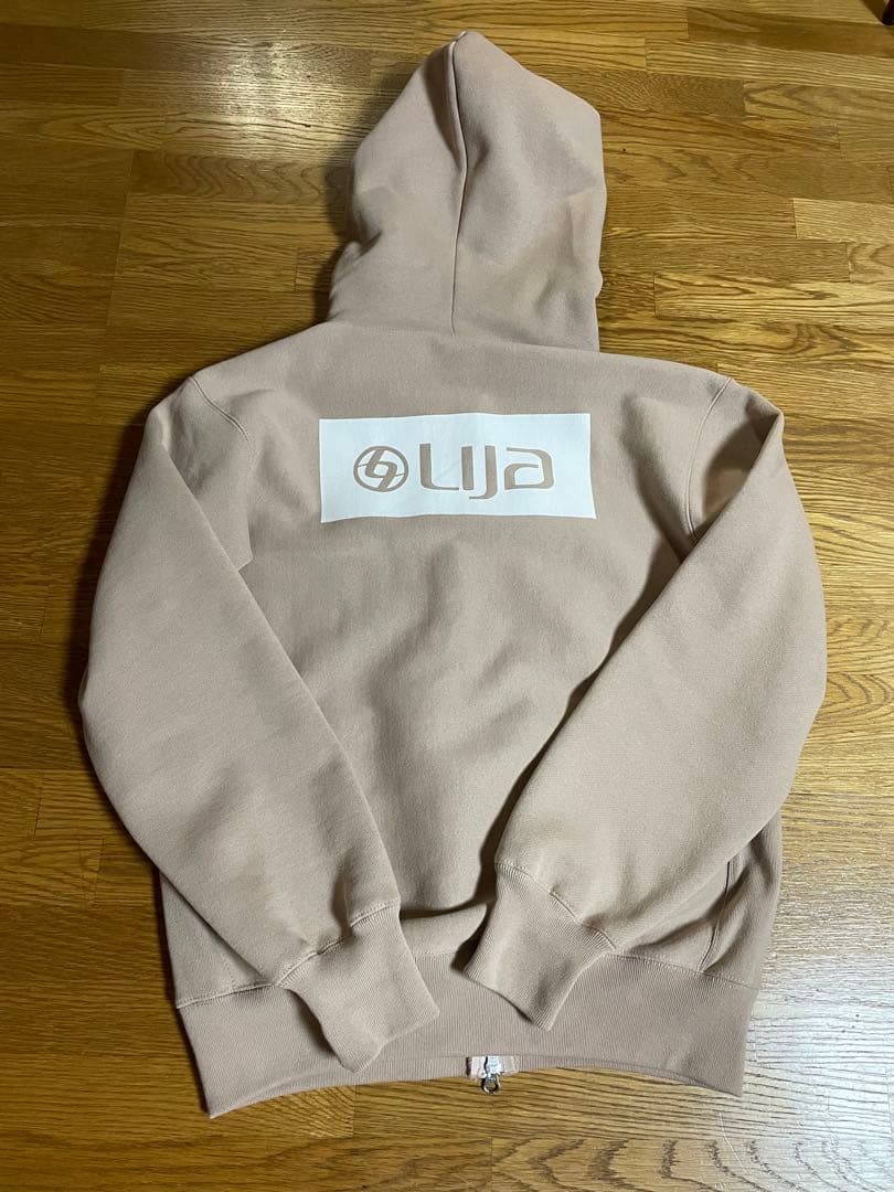 lija リージャ テニスウェア パーカー Sスモーキーピンク フーディ