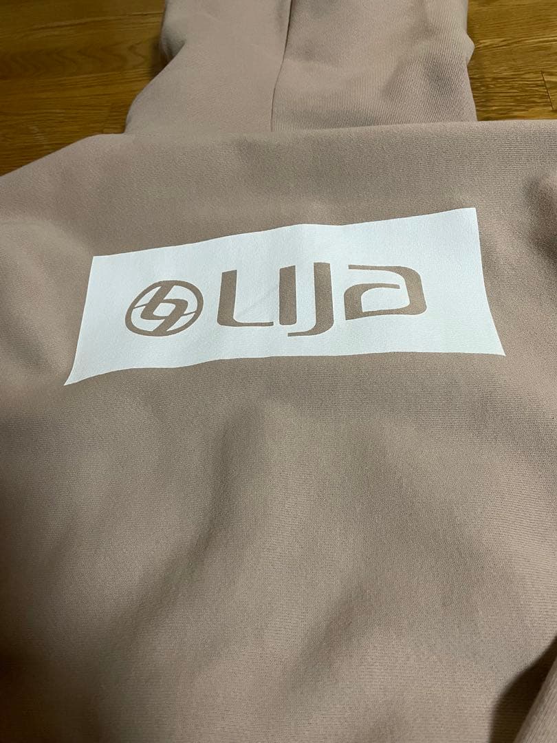 lija リージャ テニスウェア パーカー Sスモーキーピンク フーディ