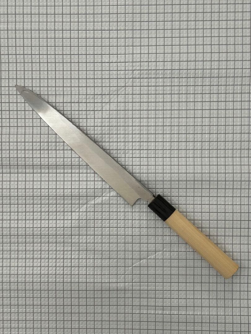 [ぺ様用] 刺身包丁 柳刃包丁 240mm 安来鋼青紙２号 PWCシノギ柄 ②