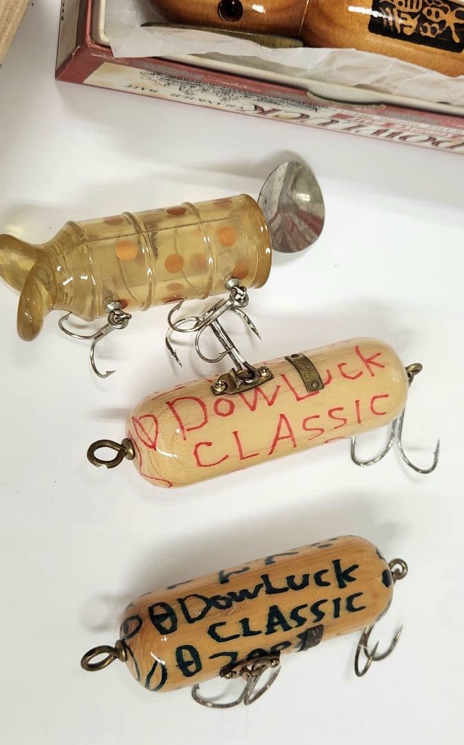 道楽、トップウォータールアー　DOWLUCK セット　ワッペン