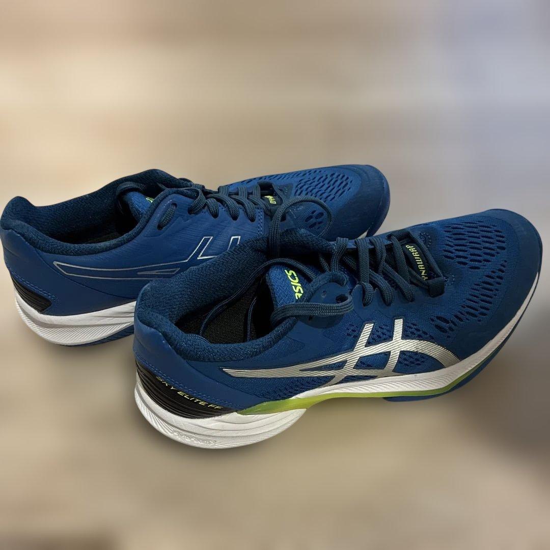 asics DYNAWARP バレーボールシューズ 青　25.5cm