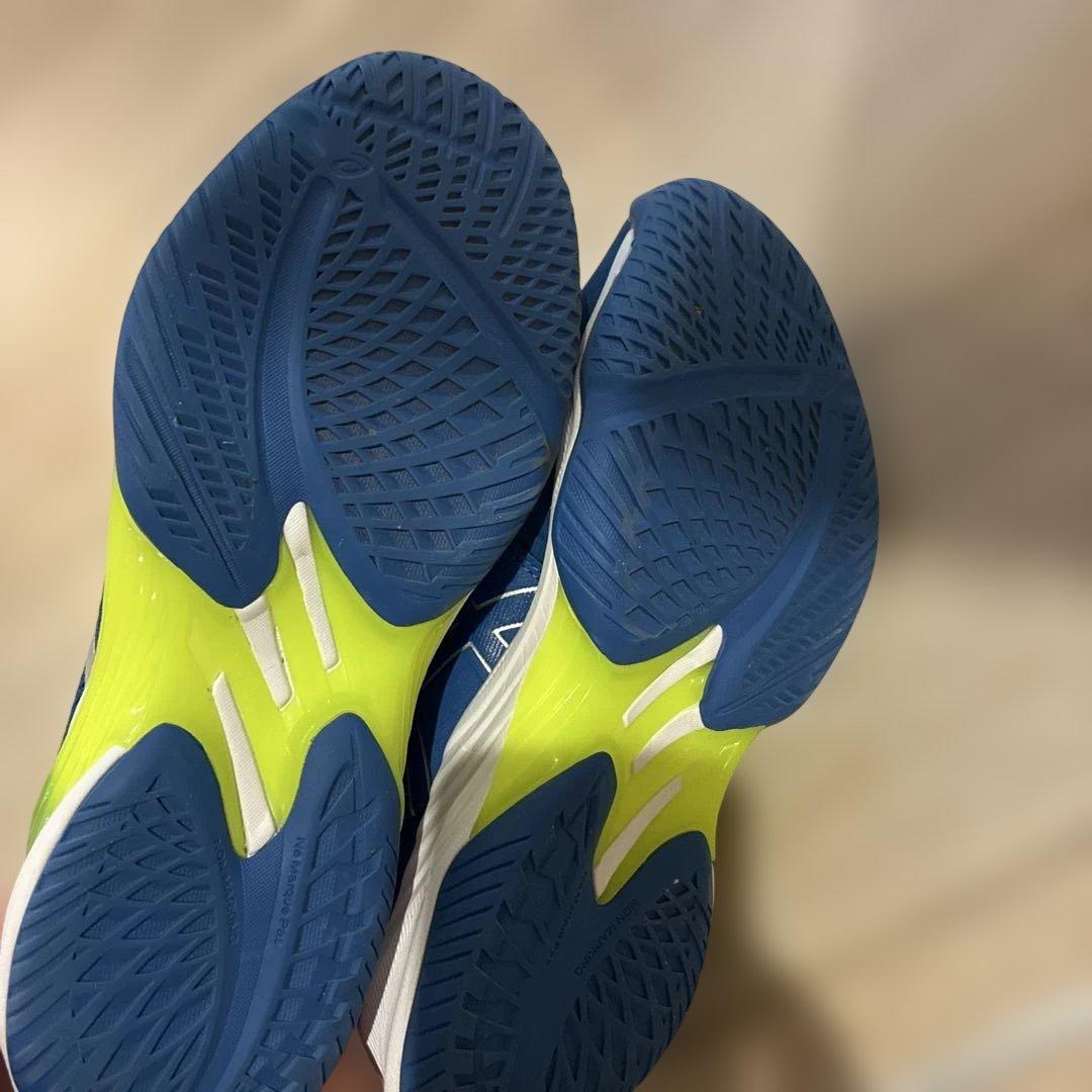 asics DYNAWARP バレーボールシューズ 青　25.5cm