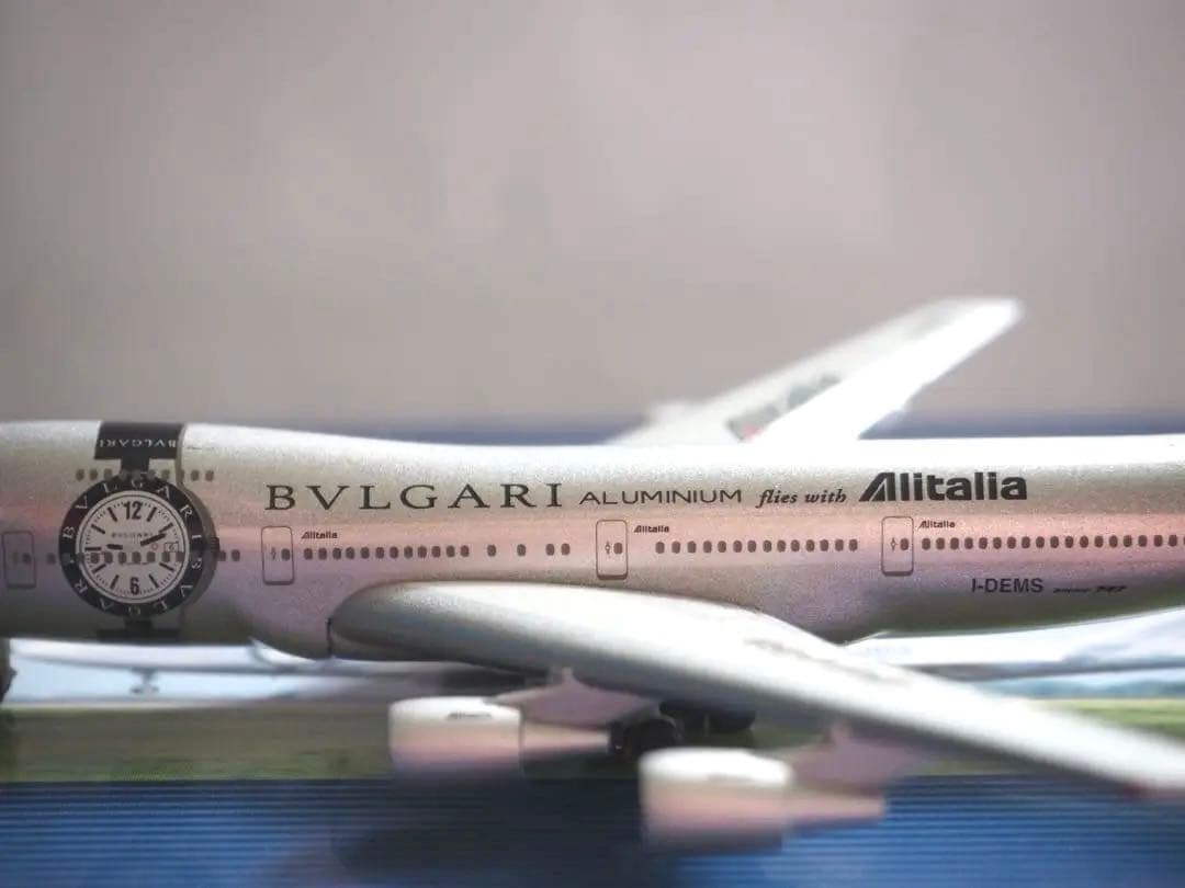 herpa アリタリア航空 1/500 B747-200 Bulgari塗装