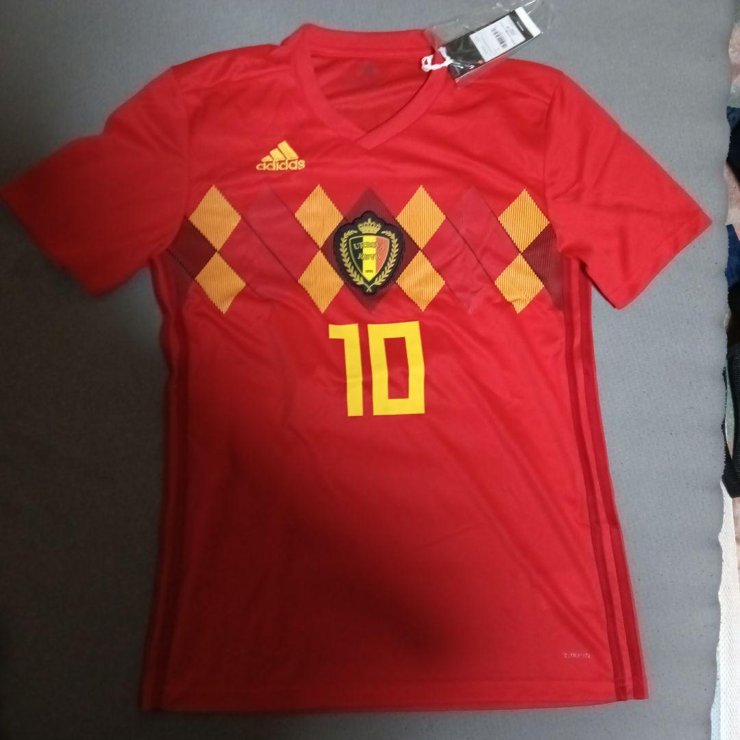 E. HAZARD 10 ジャージ Lサイズベルギー代表レプリカユニフォーム