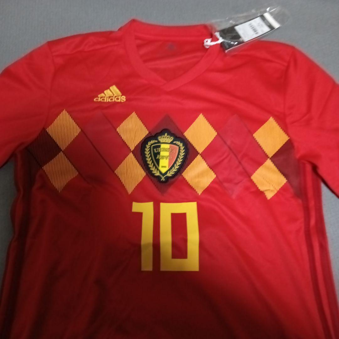 E. HAZARD 10 ジャージ Lサイズベルギー代表レプリカユニフォーム