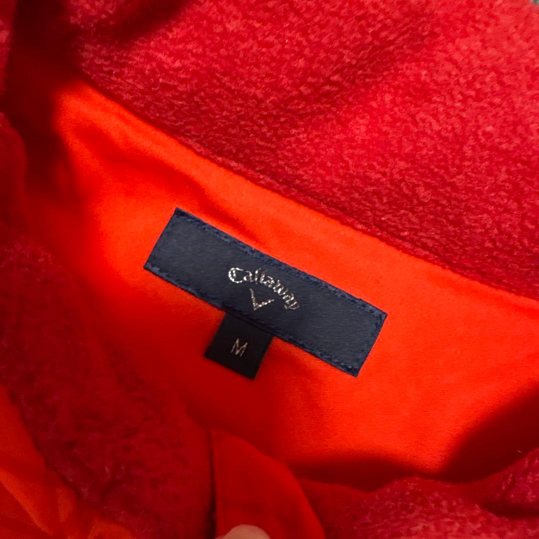 Callaway ゴルフウェア アウター 防寒 防風 Mサイズ 美品 レッド