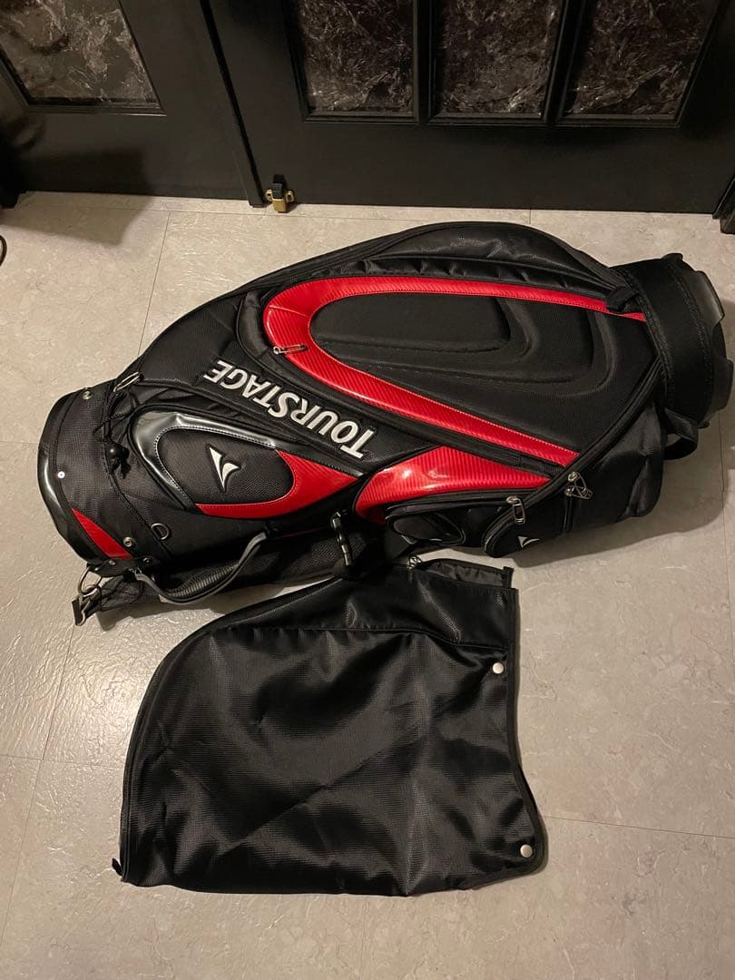 【美品】TOURSTAGE キャディバッグ 9型 BRIDGESTONE