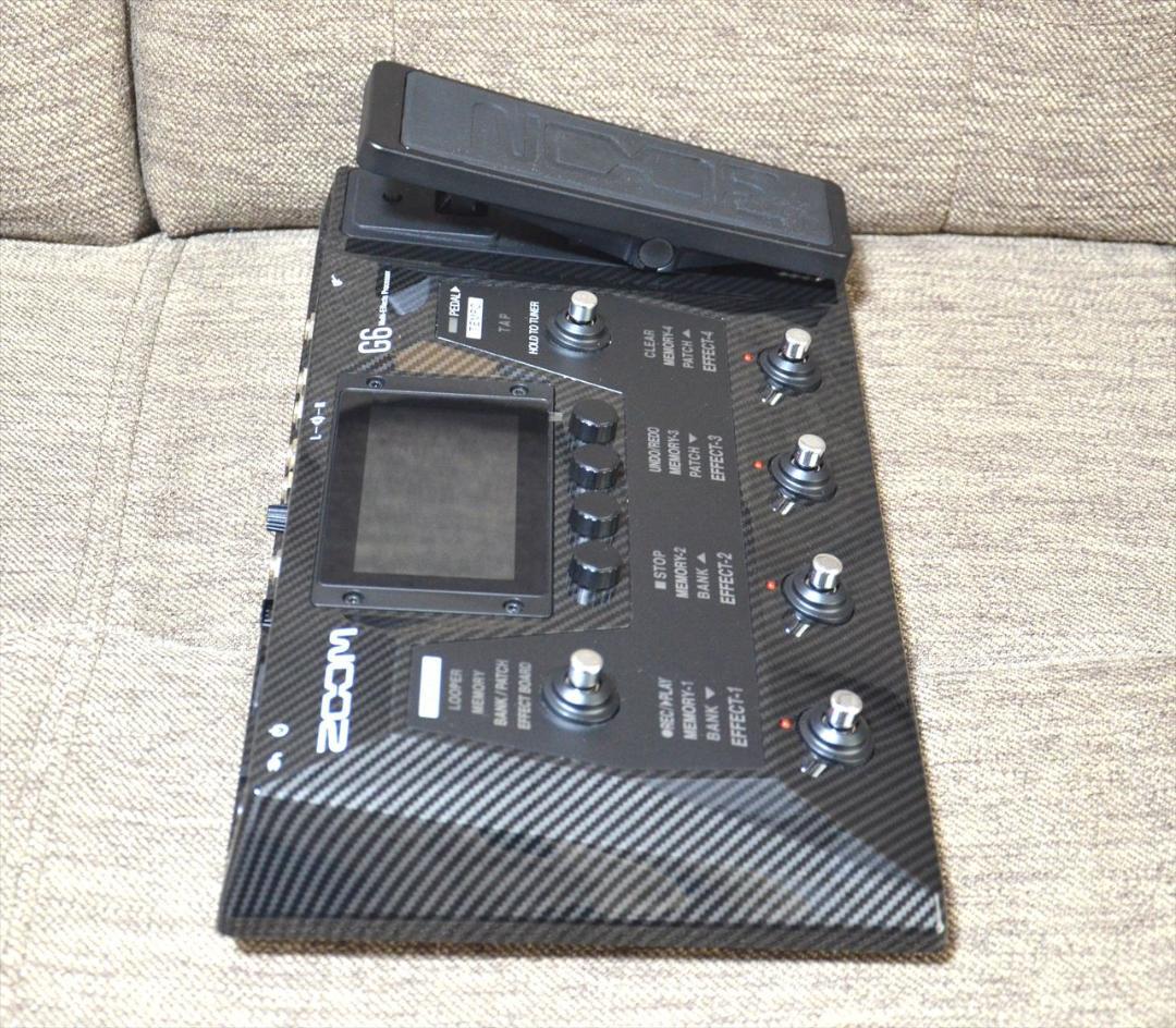 ZOOM G6 マルチエフェクター 美品 2025年購入 ケース付