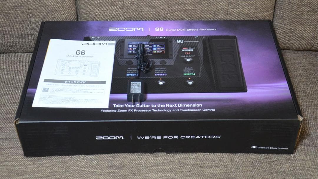 ZOOM G6 マルチエフェクター 美品 2025年購入 ケース付