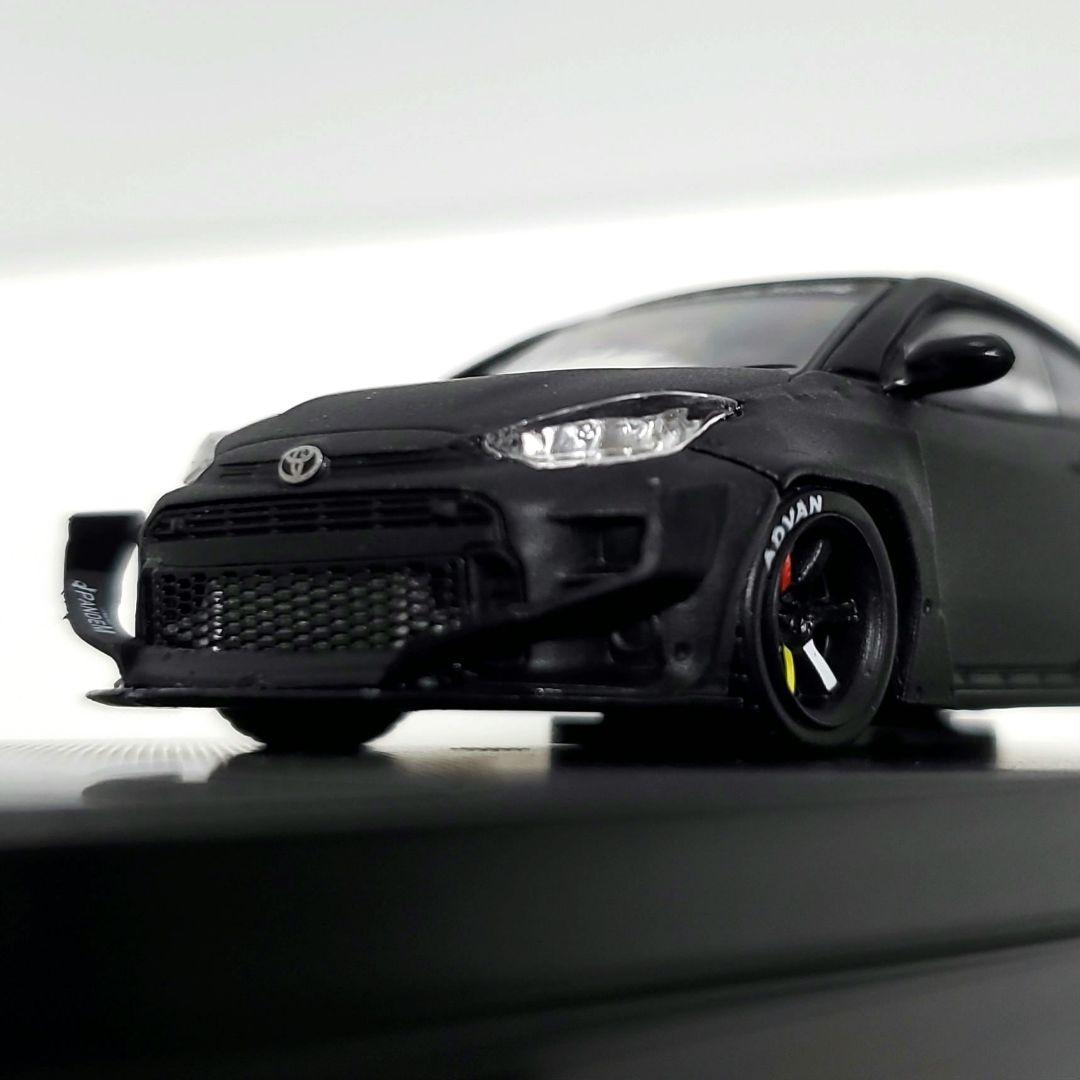 999台限定 1/64 HKM トヨタ GR ヤリス パンデム 艶消しブラック