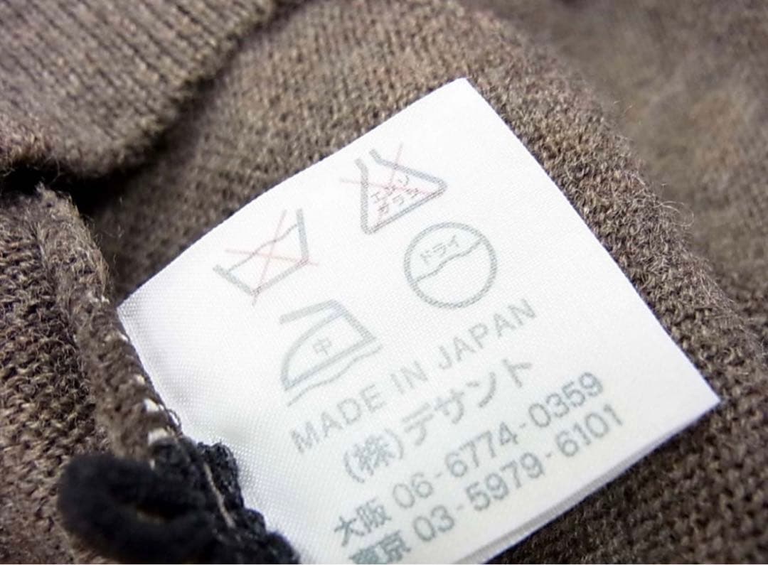 美品2.8万円●Munsingwear ハーフジップ ニットセーター ゴルフ M