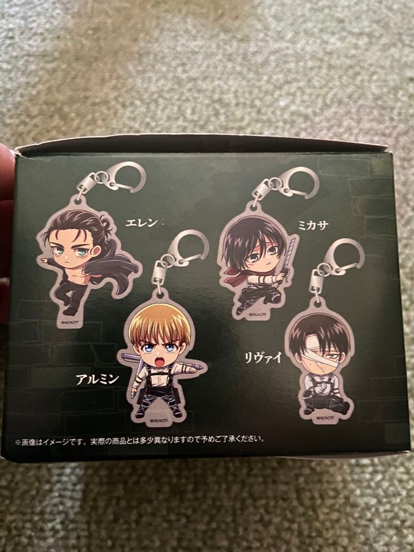 限定品★進撃の巨人　アクリルキーホルダー　ヴィレッジヴァンガード
