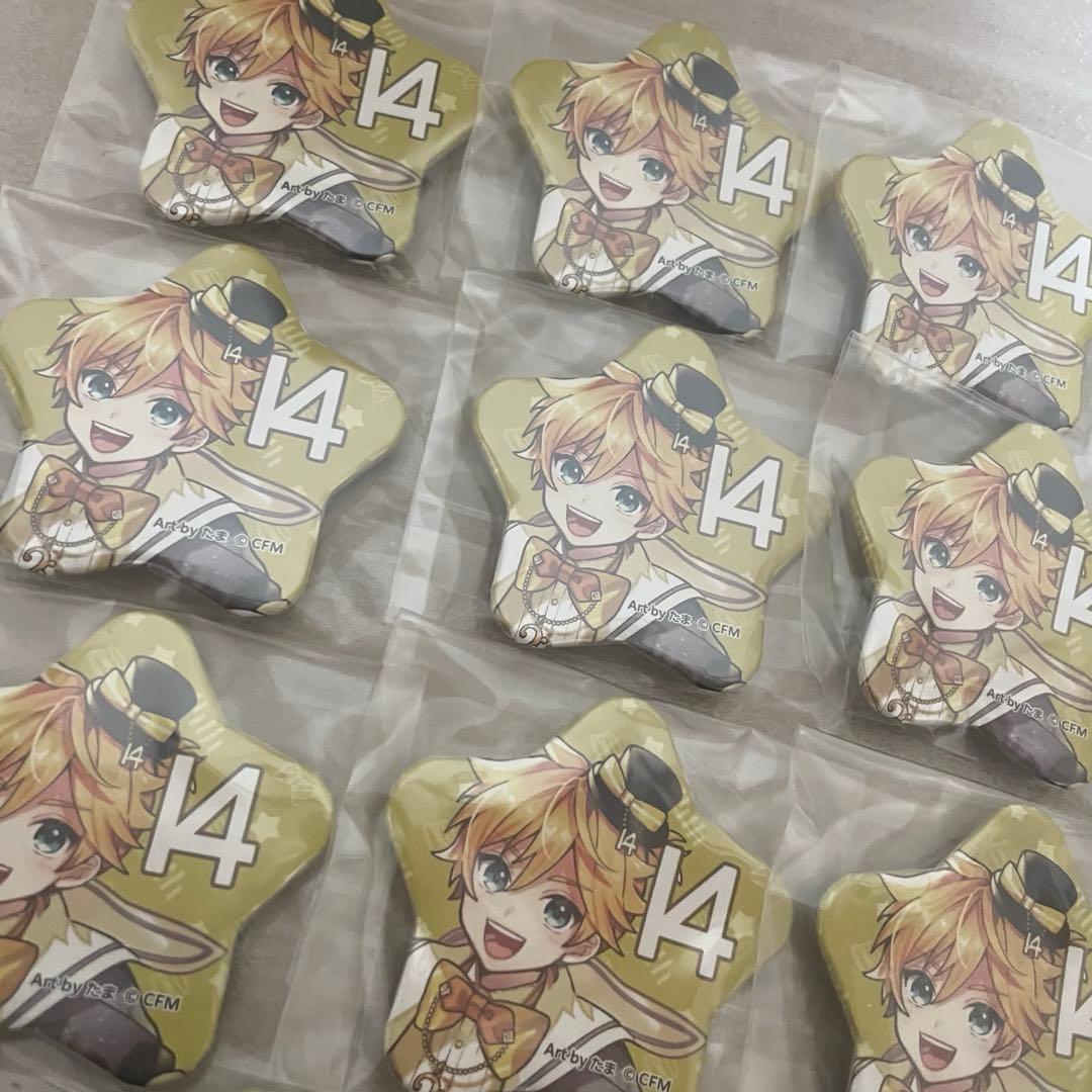 鏡音レン Two You 星型缶バッジ 14点
