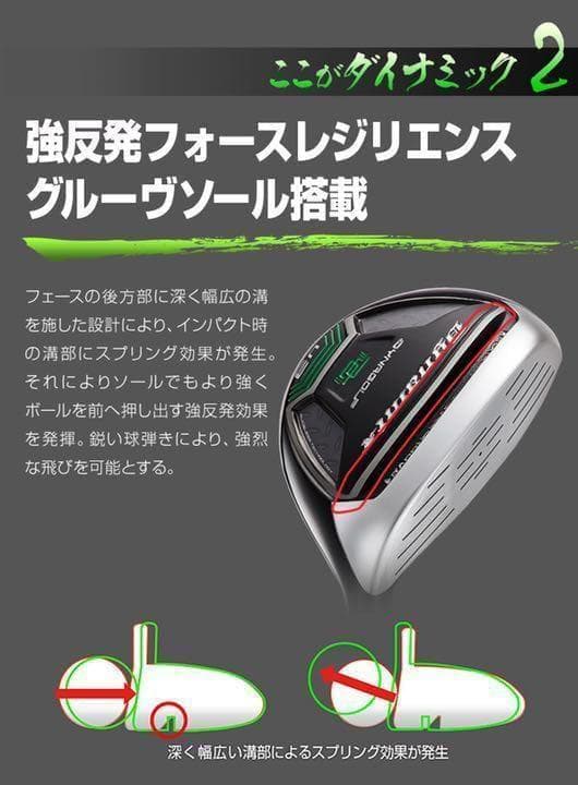 アイアン苦手な方に希少な#7番UTでパーオン量産! ダイナミクス UT新登場!
