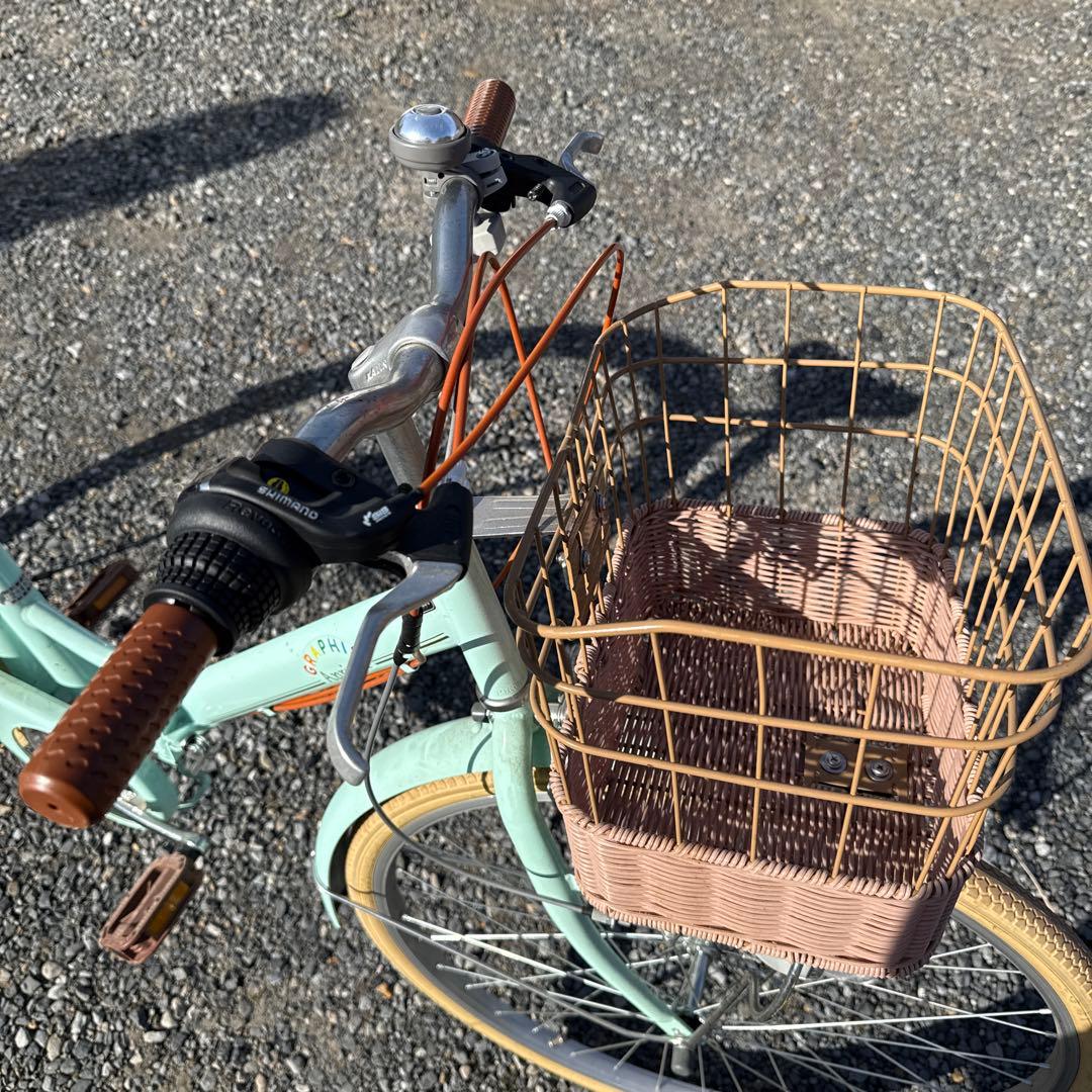 子供用自転車　26インチ　ライトブルー