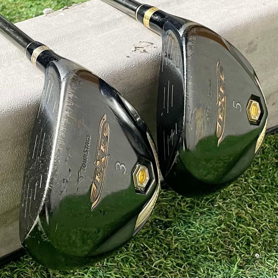 ツアーステージ エグゼ スーパープレミアム 3W 5W R 右 2本 FW 良品