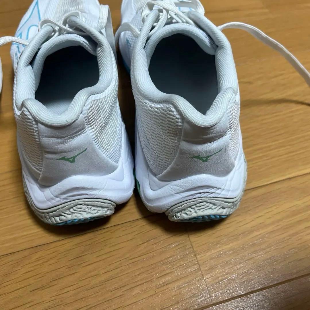 ELITE WAVE LIGHTNING ELITEバレーボールシューズ 白×緑