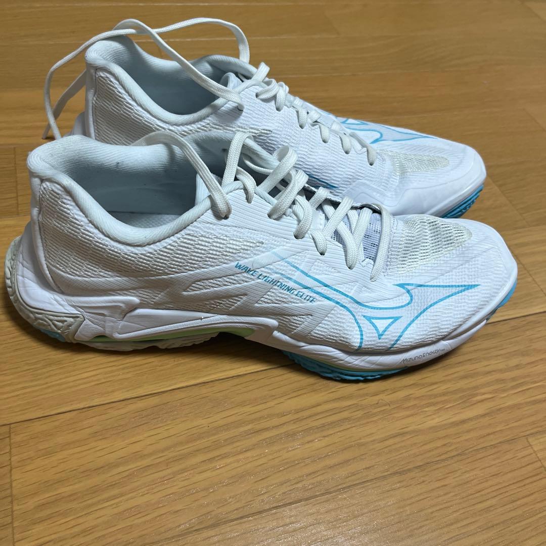 ELITE WAVE LIGHTNING ELITEバレーボールシューズ 白×緑
