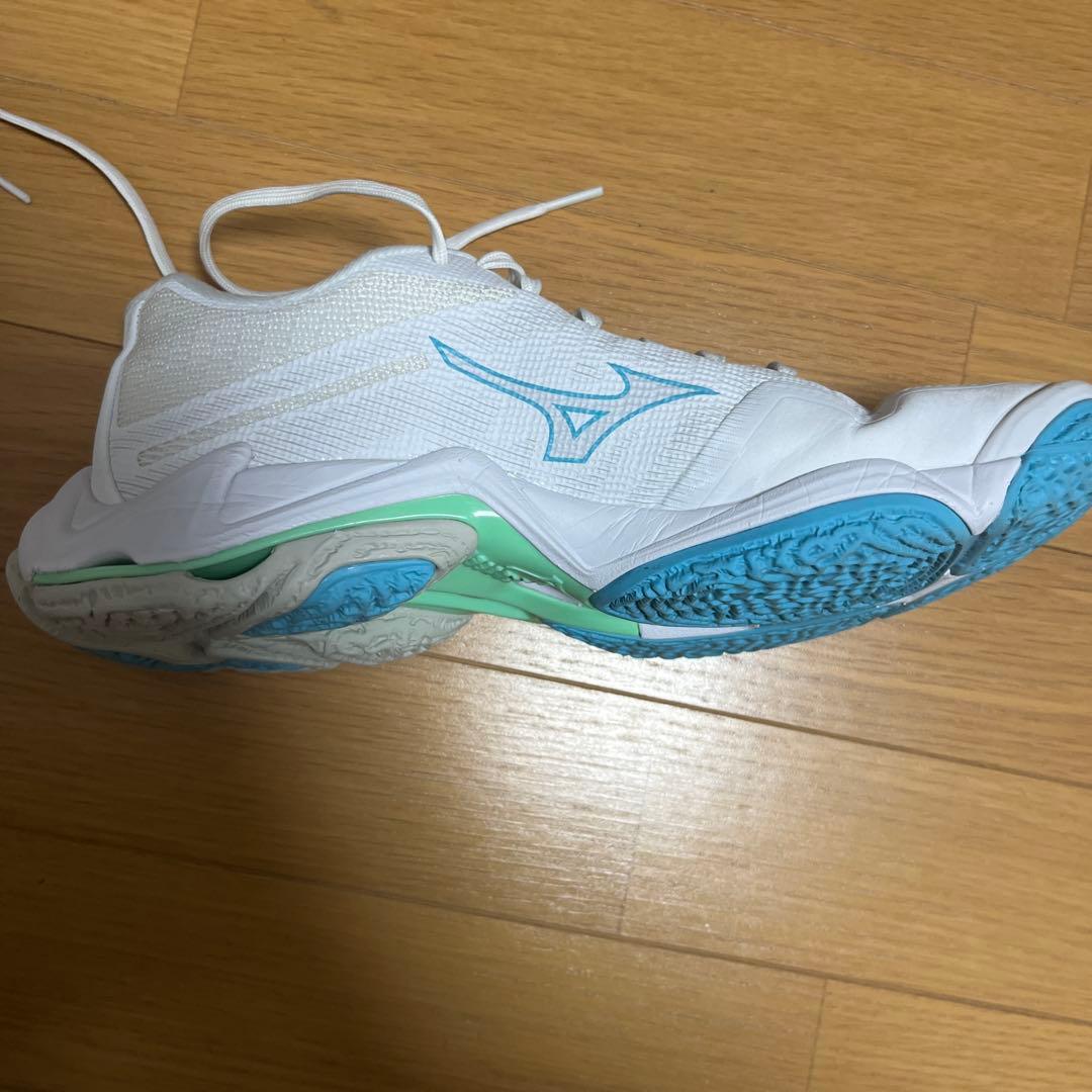 ELITE WAVE LIGHTNING ELITEバレーボールシューズ 白×緑