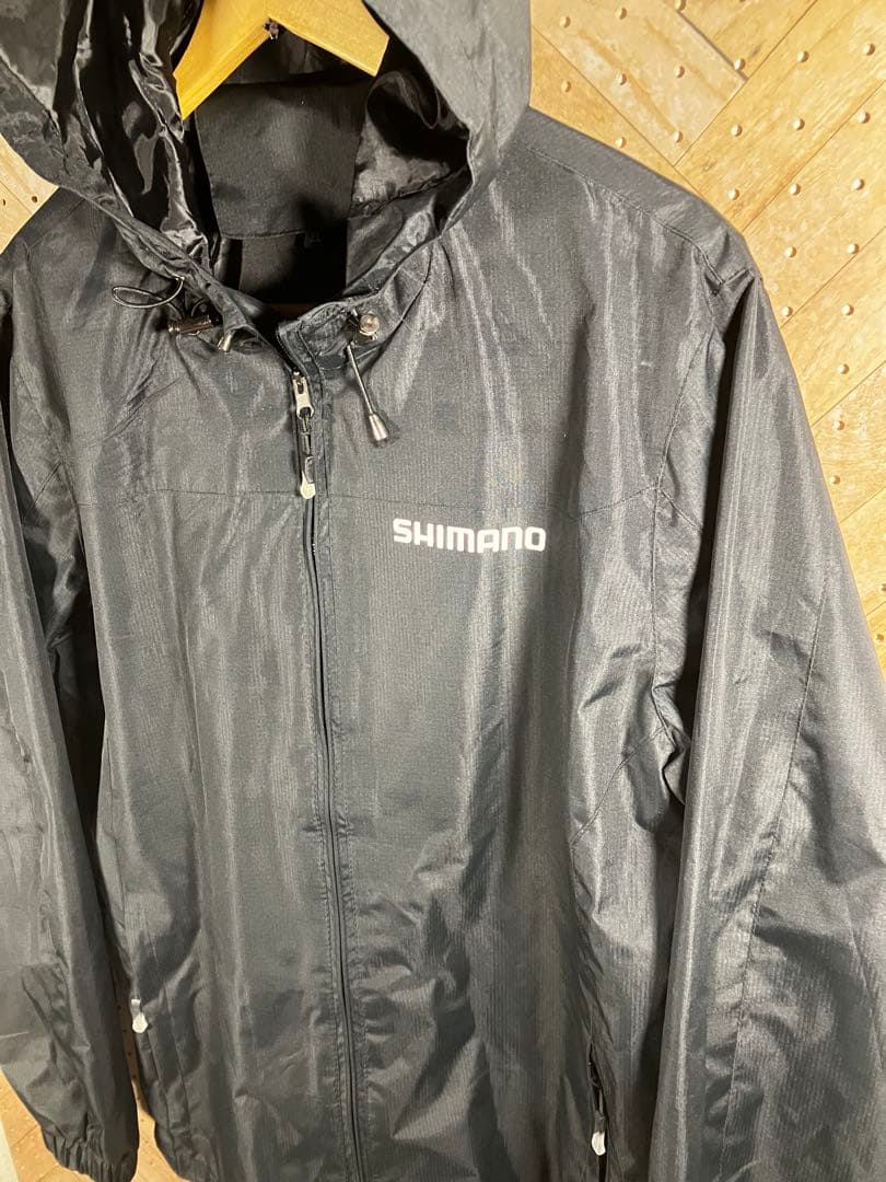 SHIMANO 防水透湿 ナイロンジャケット XL 釣り 耐水圧20000mm