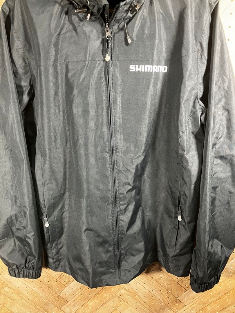 SHIMANO 防水透湿 ナイロンジャケット XL 釣り 耐水圧20000mm
