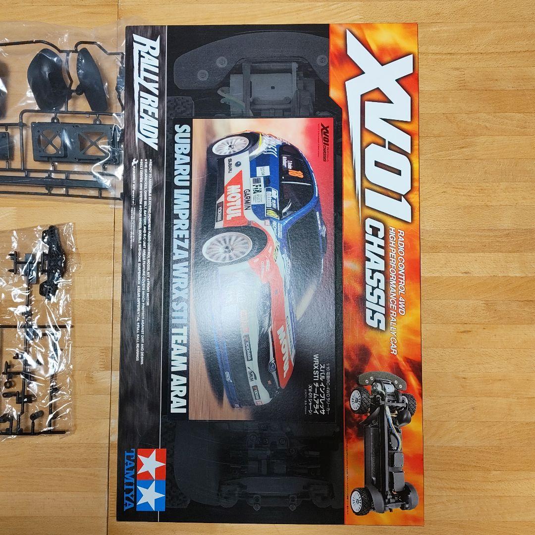 【未使用・未組立・一部欠品】タミヤ ラジコン XV-01 IMPREZA