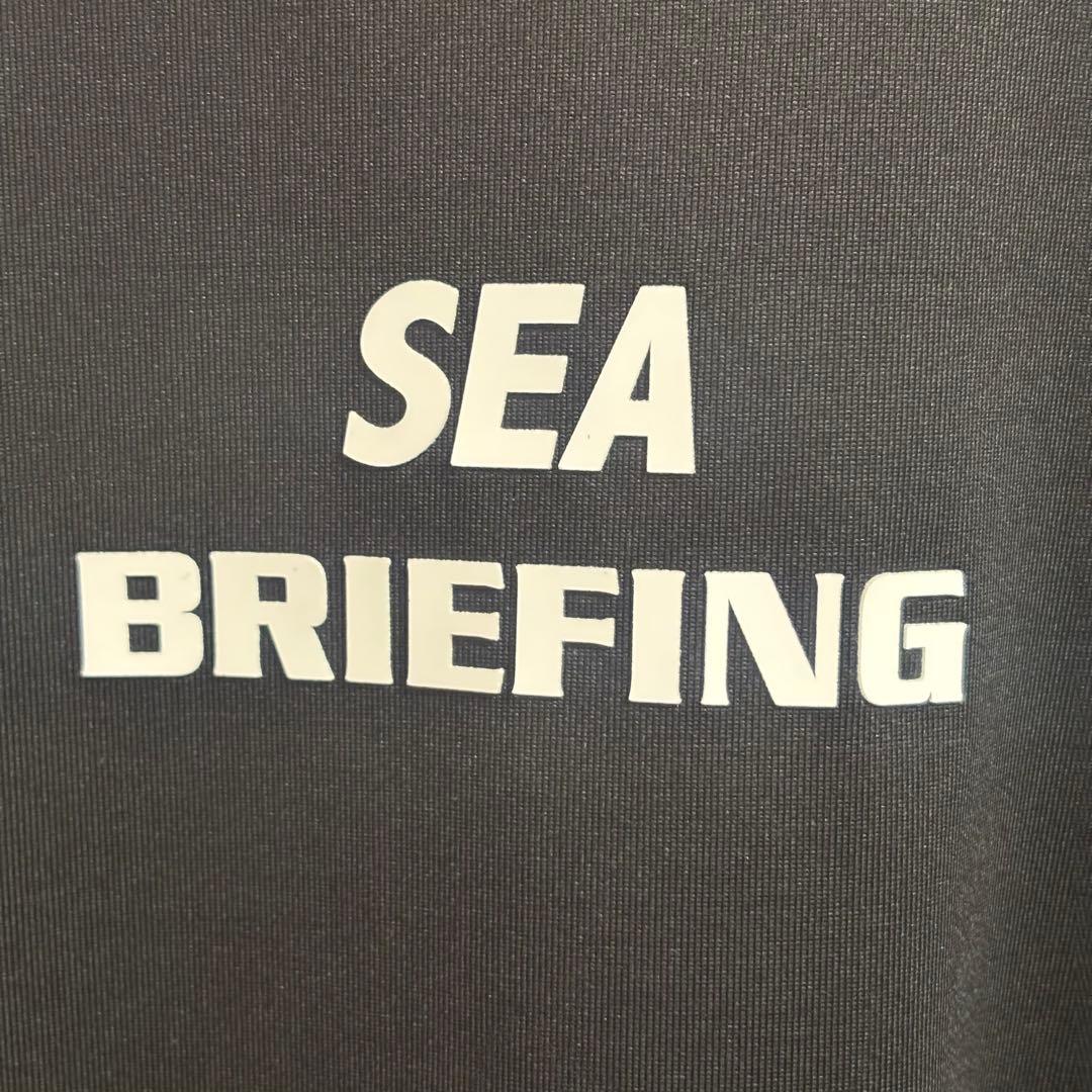 BRIEFING×wind and sea モックネックシャツメンズM ブラック