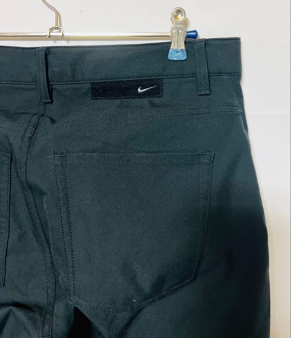 【美品】ナイキ Dri-FIT レペル ゴルフパンツ 黒 32/32 BLACK