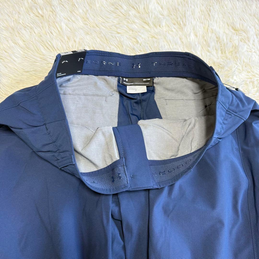 【アンダーアーマー】新品ダグ付 ストレッチパンツ ネイビー XXLサイズ メンズ