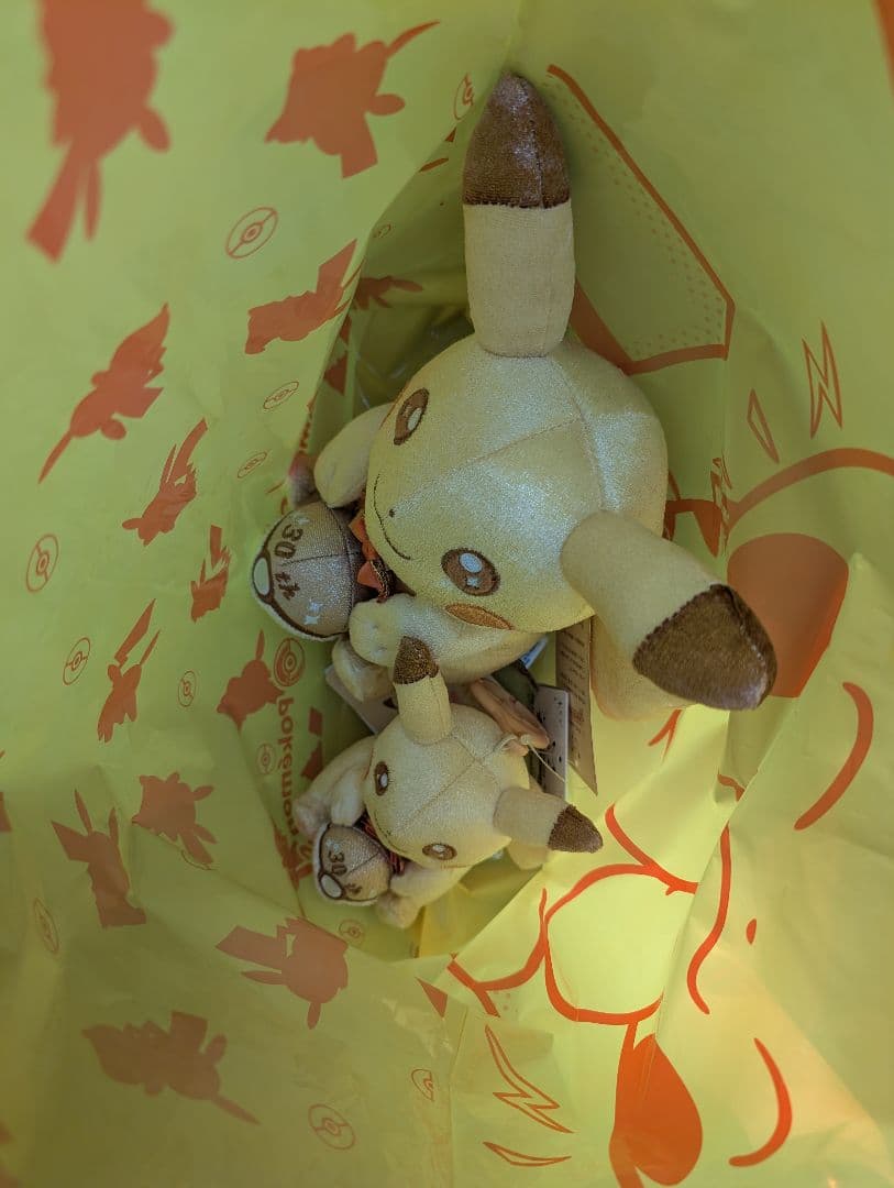 新品　30周年記念ピカピカ！ピカピカ ぬいぐるみ＋ぬいぐるみマスコットセット