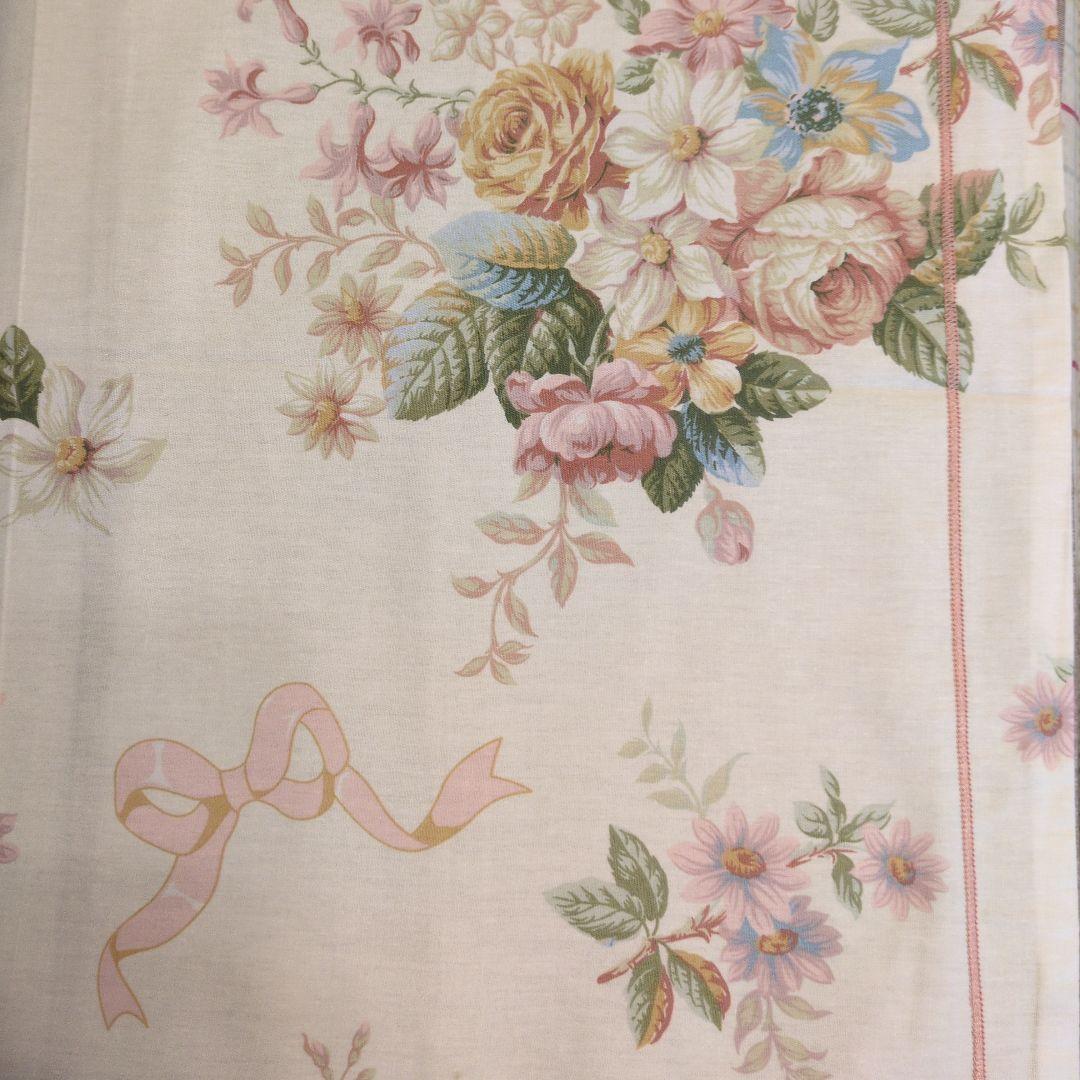 新品★秋薔薇アネモネマーガレット綿100%シングル掛け布団カバー1枚枕カバー2枚
