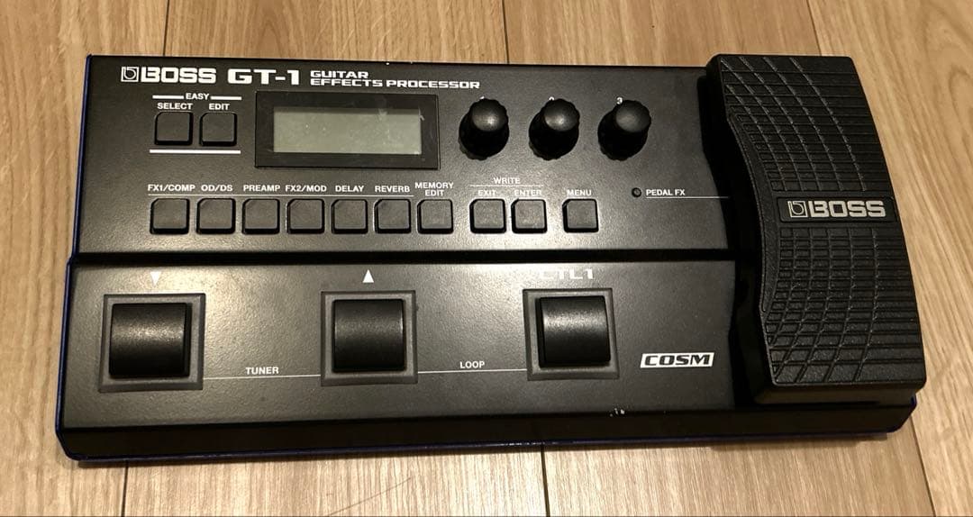 お値下げ！BOSS GT-1 エフェクター 動作確認済み 純正アダプター付き