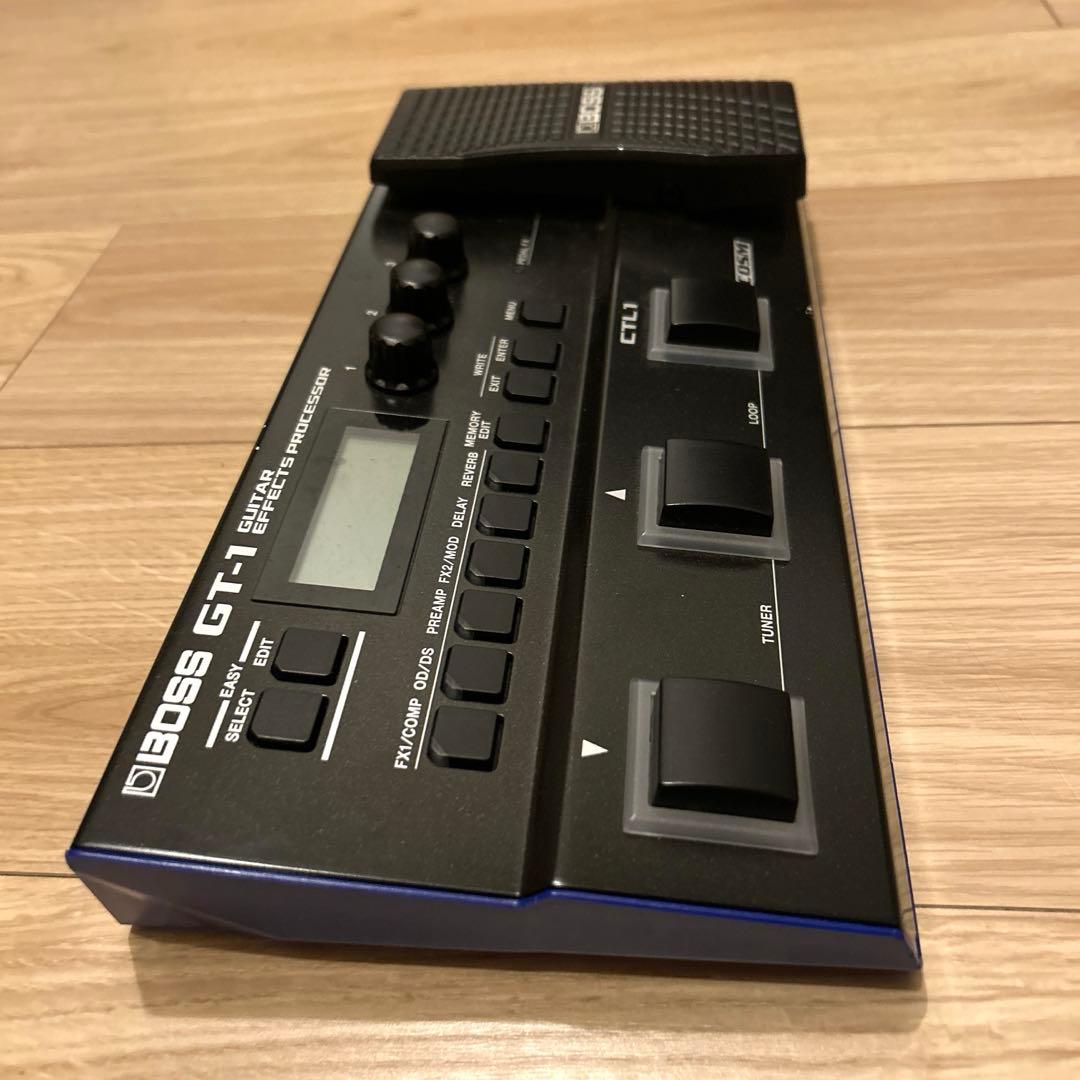 お値下げ！BOSS GT-1 エフェクター 動作確認済み 純正アダプター付き