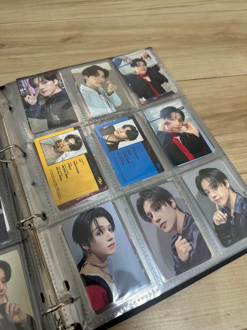 ATEEZ フォトカード バインダーセット　ウヨン　WOOYOUNG