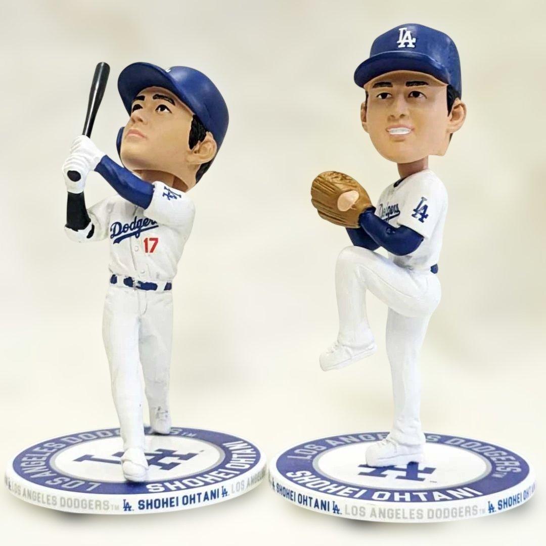 Shohei Ohtani ボブルヘッドフィギュア 限定 2体セット 5インチ