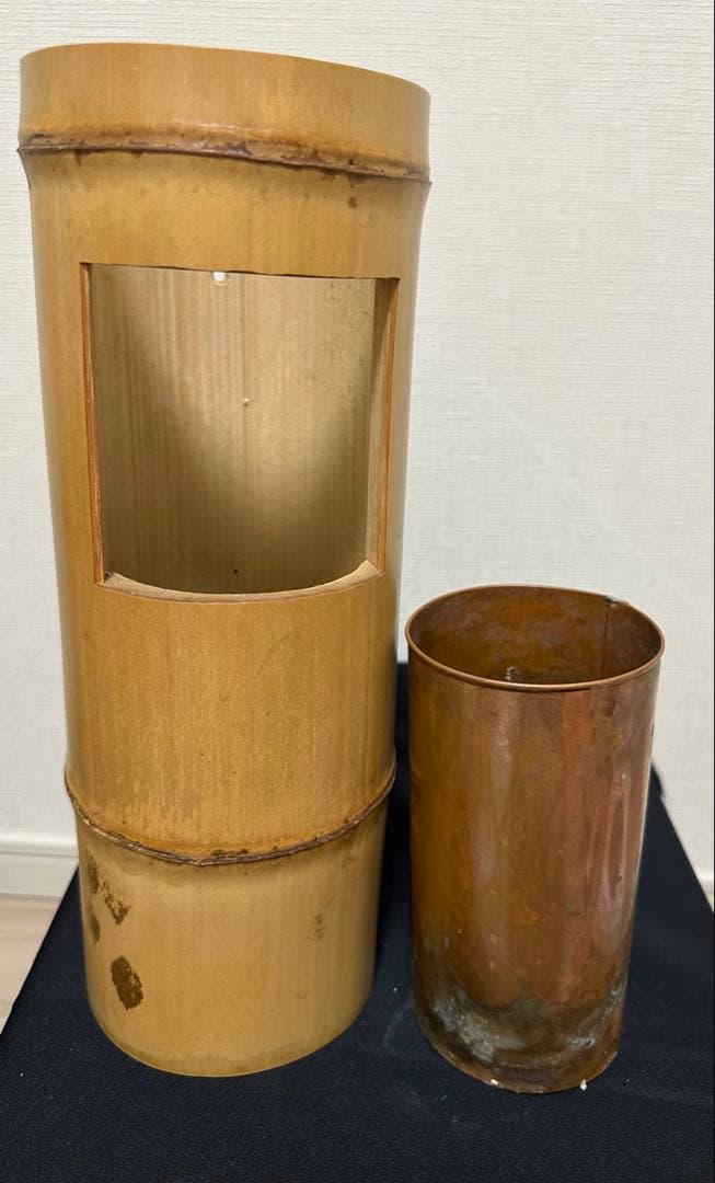 東大寺　二月堂焼印の竹花入