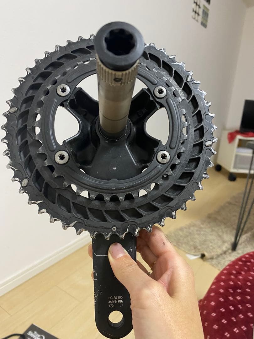 最終　Shimano 105 クランク170mm