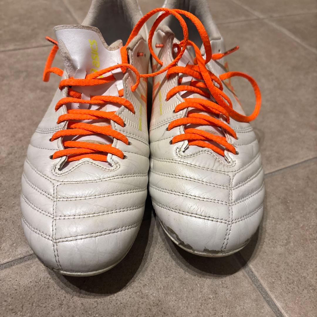 ASICS PRO サッカーシューズ ホワイト/オレンジ