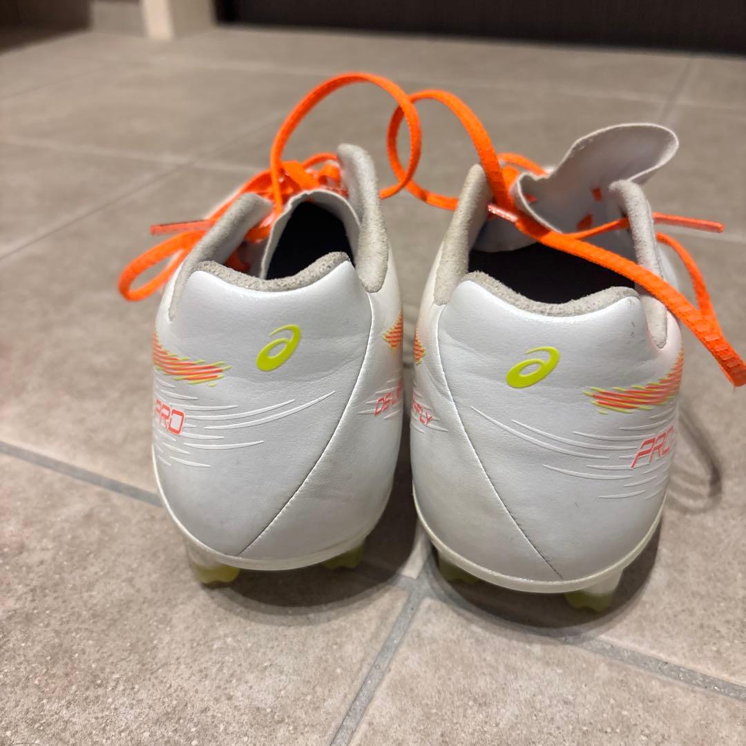 ASICS PRO サッカーシューズ ホワイト/オレンジ