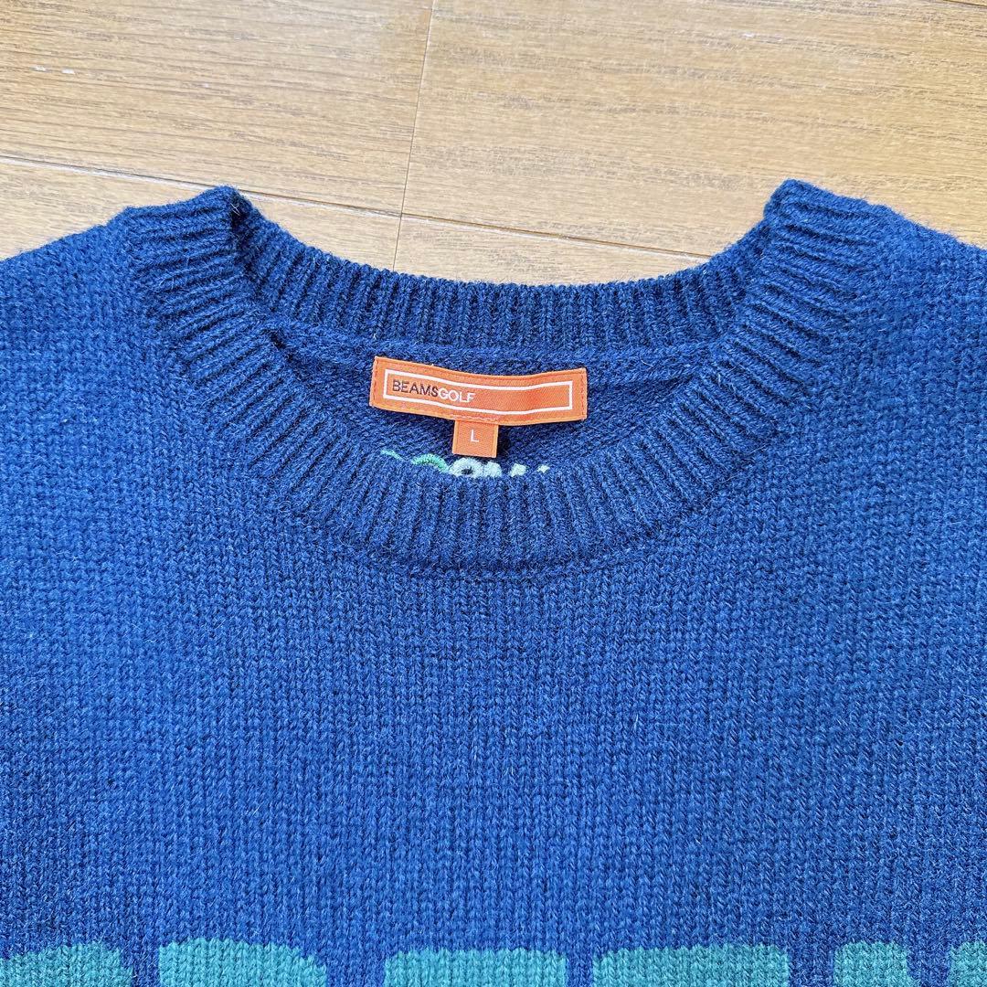 BEAMS GOLF ビームスゴルフ レディース セーター ウール100% L